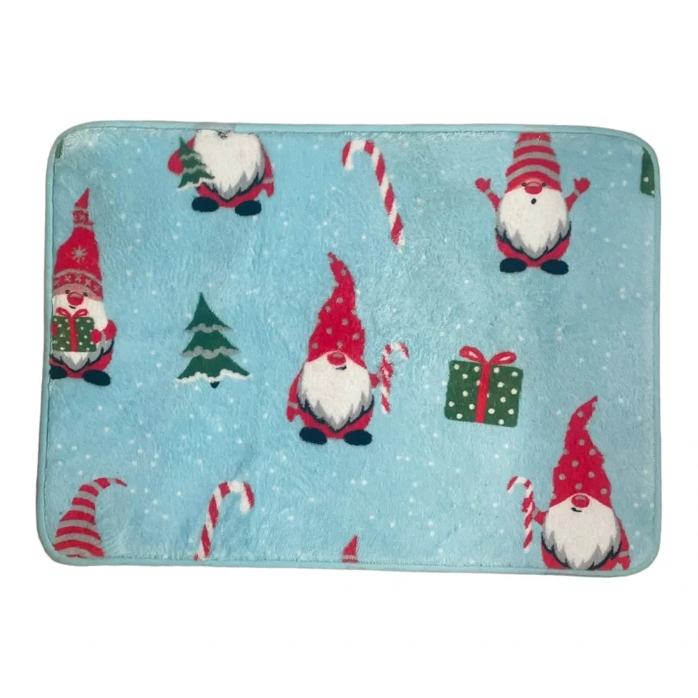 Christmas Gnome 17x24” Non Slip Bathroom Floor Mat